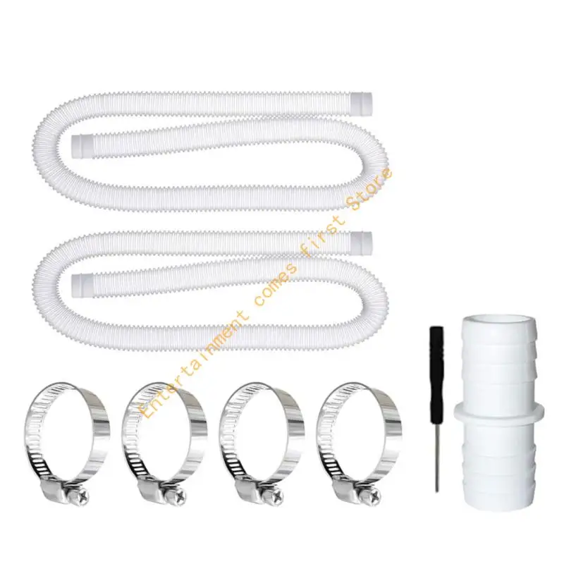 Pool Filter Hose with Corrugated 1.5 m Hose for Daily Pool Care 55KD