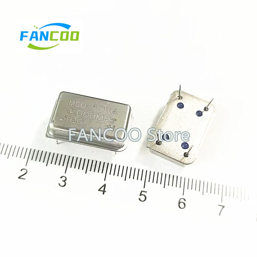 5pcs 4M 4.000M 4MHZ 4.000MHZ Crystal Oscillator Active OSC DIP-4 Rectangle Full Size 3.3V 5V