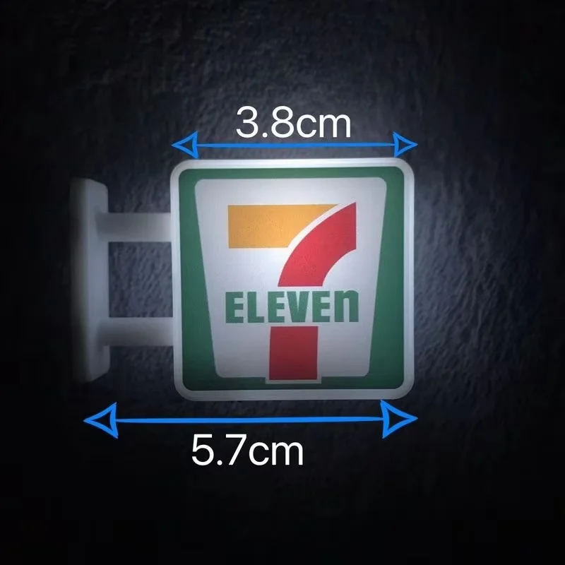 حار الراحة مخزن مغناطيس الثلاجة نموذج مصغر المغناطيسي تزيين ضوء الليل مصباح لتهيئة الجو لافتة متوهجة #4