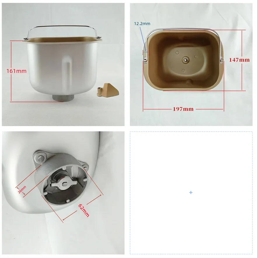 دلو الخبز + شفرة لصانع الخبز Donlim DL-TM018 BM-1888 BM-1348 BM-1353F DL-T15A /4706W TM018W