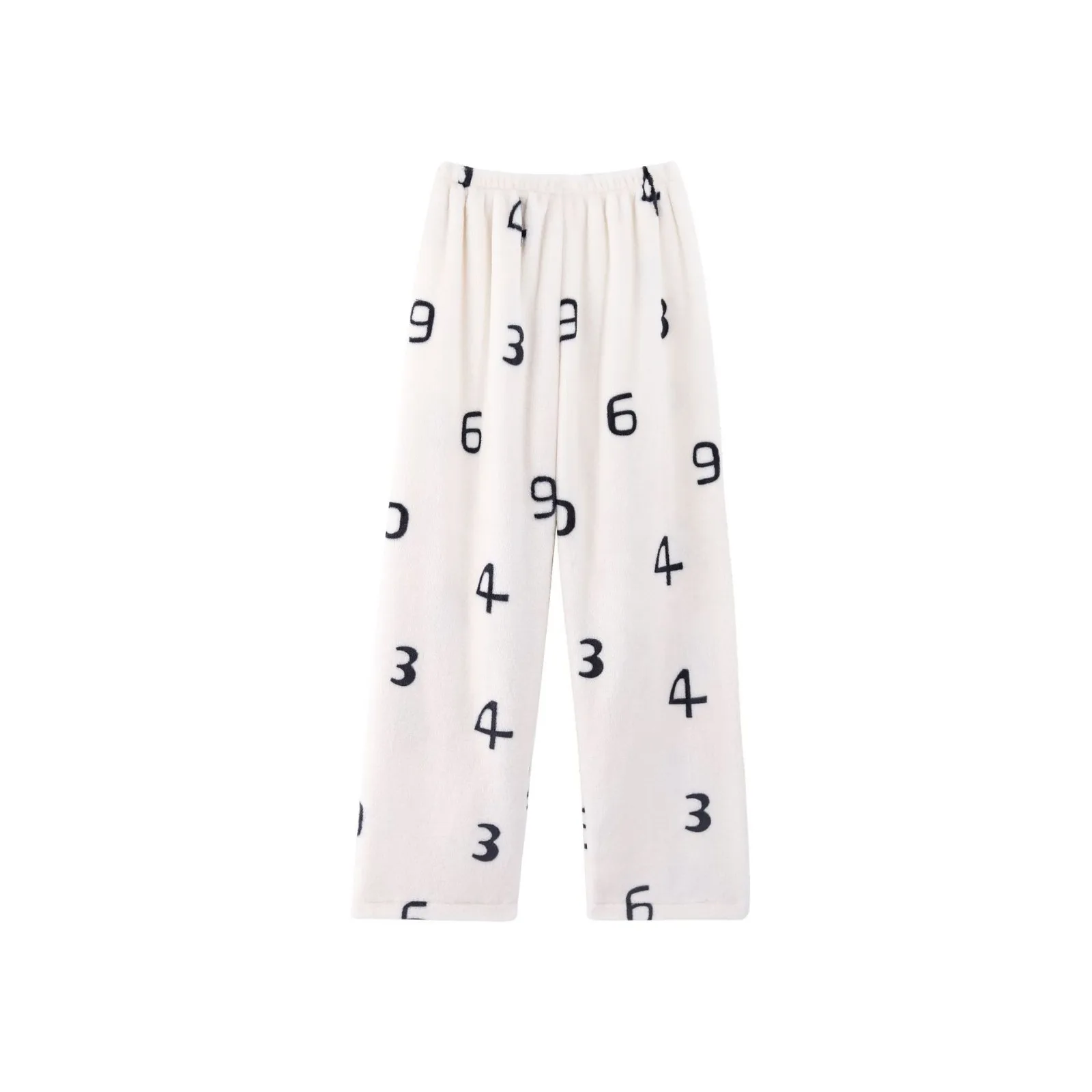 Pajama Pants For Women Soft Comfortable Flannel Pants Cartoon Fruit Pattern Casual Home Pants Autumn And Winter Home Pajama Pant