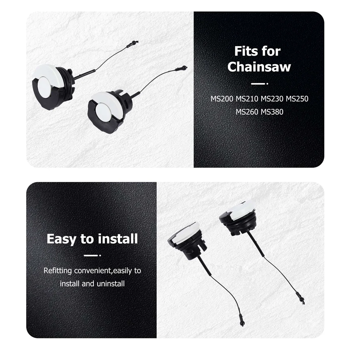 Крышка заливной горловины масла A44T подходит для бензопилы STIHL MS200 MS210 MS230 MS250 MS260