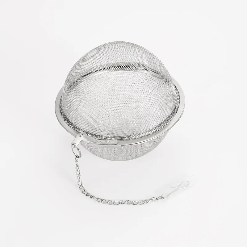 Stainless Steel Infuser Strainer Mesh Tea Spoon Locking Spice Egg Shaped Ball Tea Strainers New Bar Kitchen Accessories