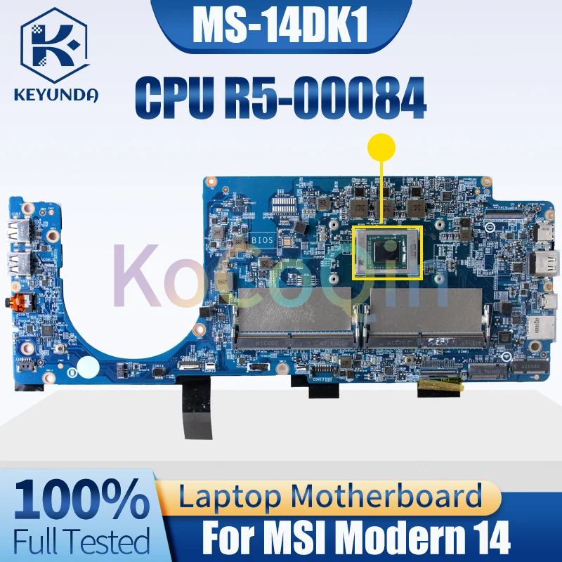 

For MSI Modern 14 Notebook Mainboard MS-14DK1 R5-00084 Laptop Motherboard Test