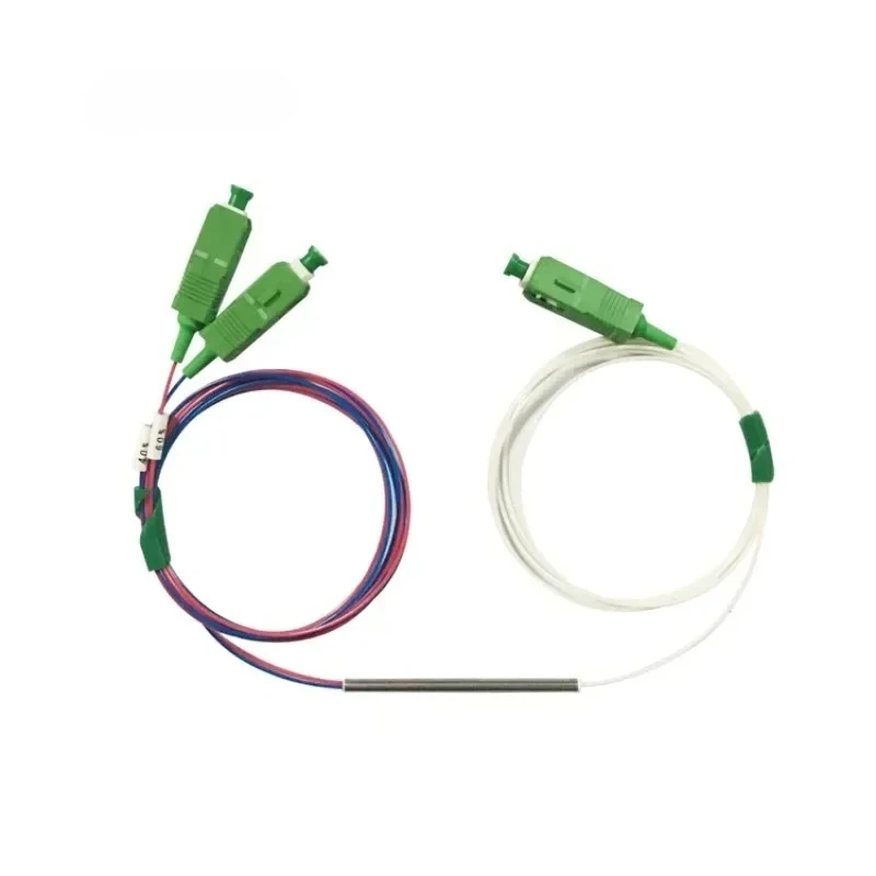 Pemisah kotak FTTH ABS pemisah optik 1*2