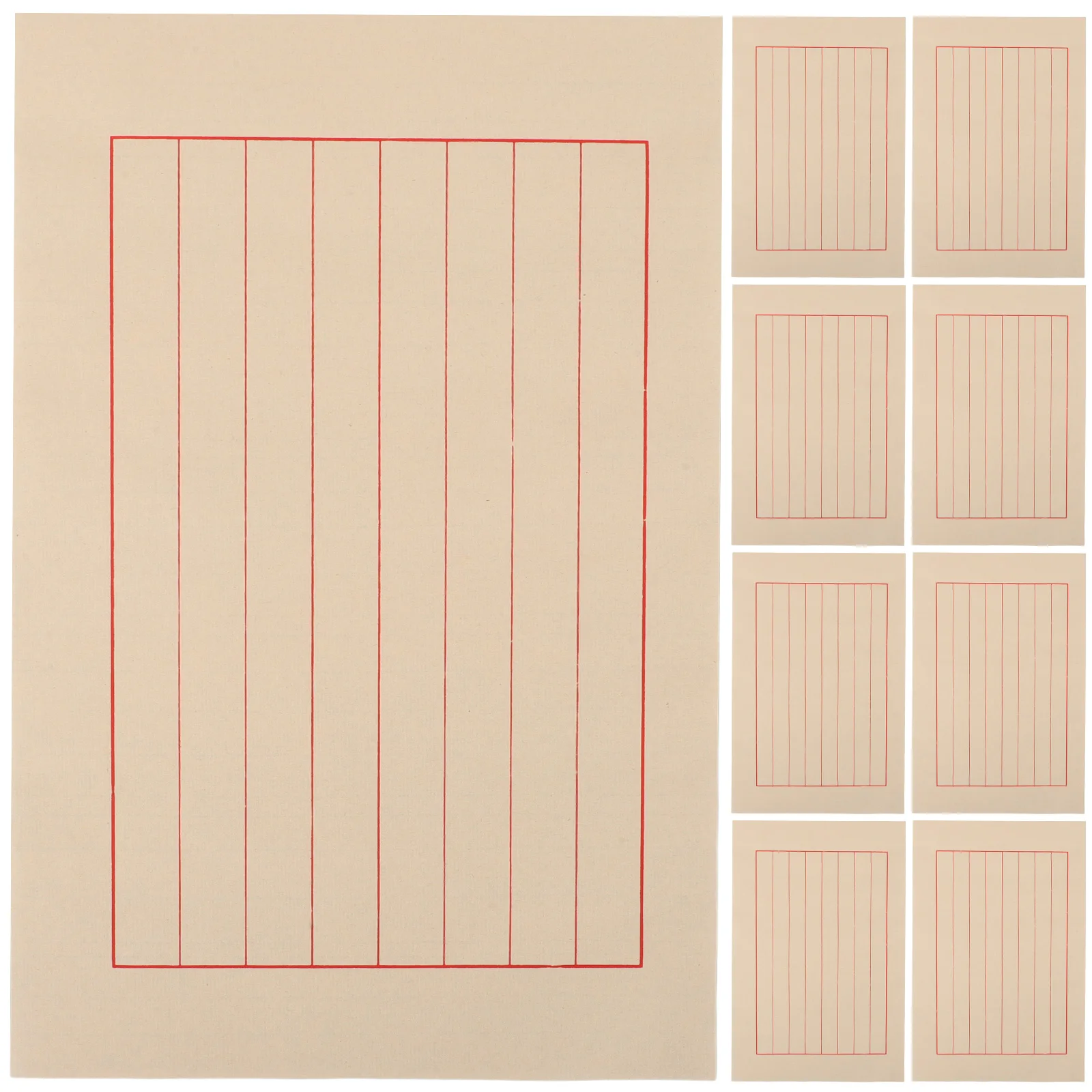 

50 Sheets Thickened Chinese Calligraphy Rice Paper Vintage Style for Calligraphy Practice Writing Art Supplies