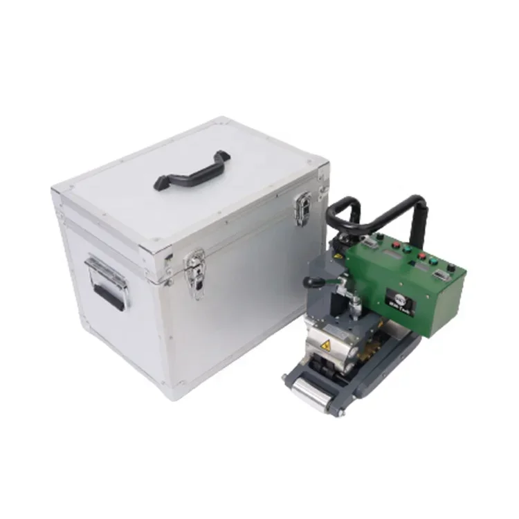 

HDPE plastic Welding machine Lap hot wedge welder with Temperature and Speed Display