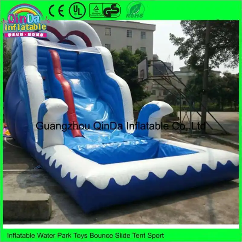 Factory Price Cheap Kids Inflatable Water Slide With Pool
