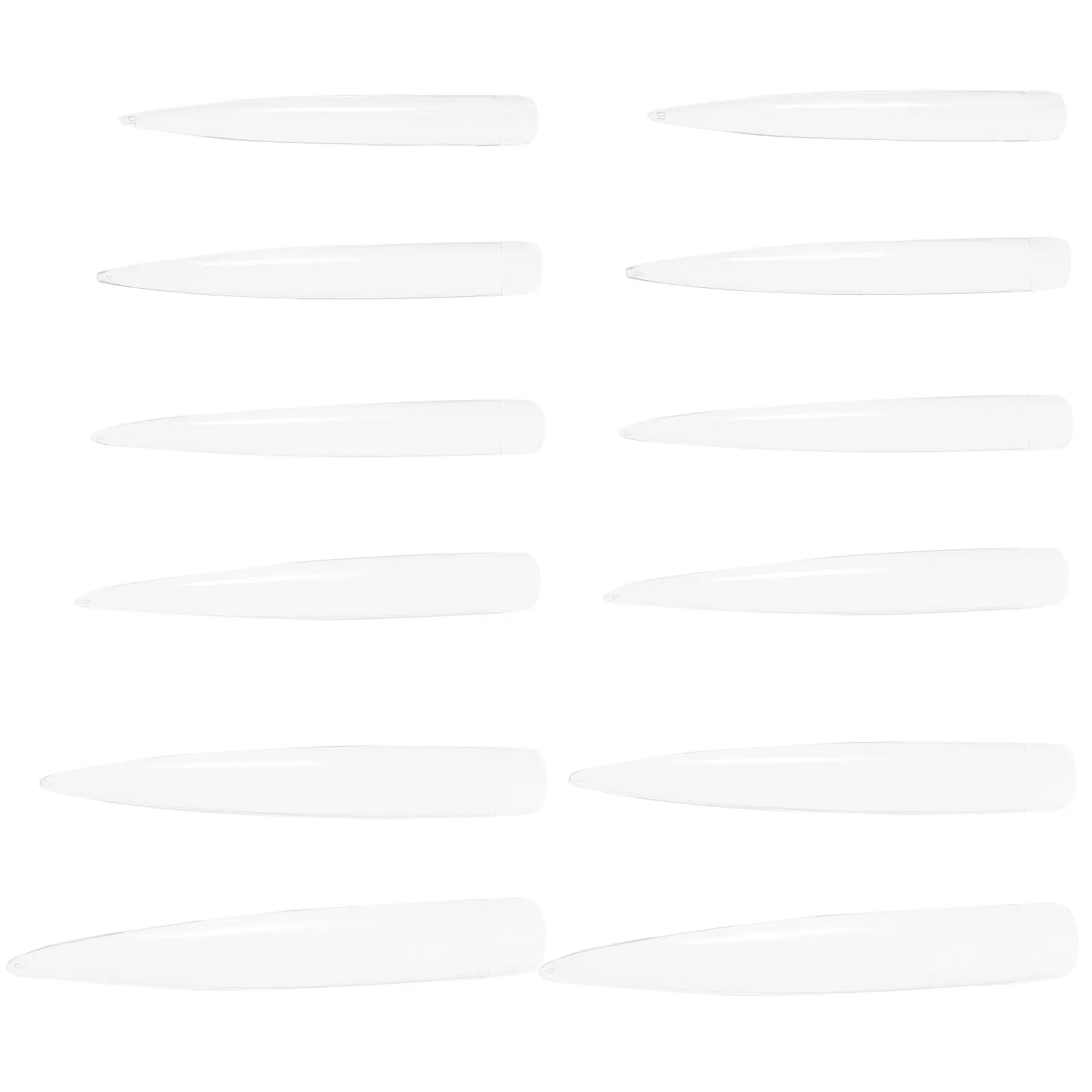 

120Pcs Clear False Nails Tips Professional Salon Home Use Stylish Gel Acrylic Fiberglass Nail Art Party Costume