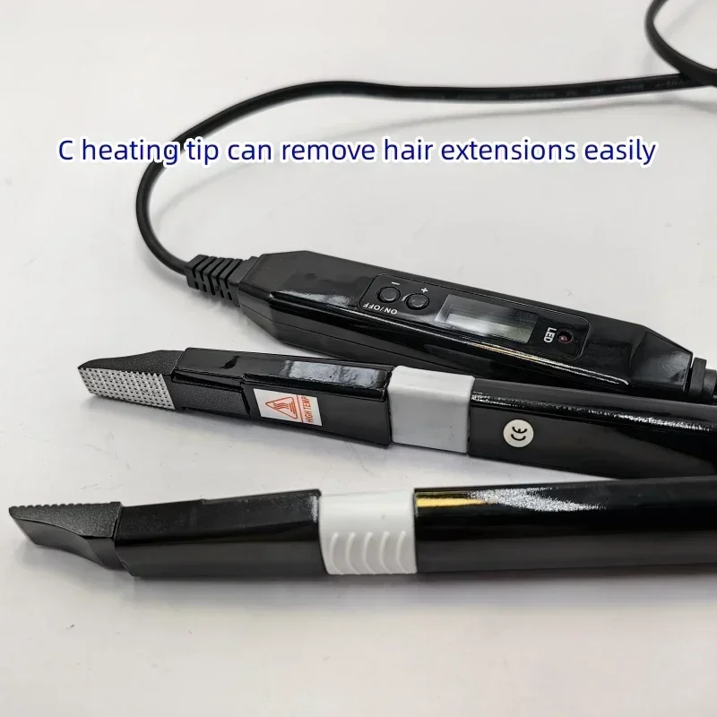 Professional Loof Hair Extension Fusion Iron Tool Pre Bonded Keratin Remover Adjustable Temperature Connector Iron Hair Extensio