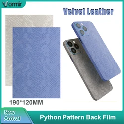 VORMIR Python Pattern Back Film for Phone Screen Protector Cutting Machine Solid Real Films Stickers for Back Glass Cover
