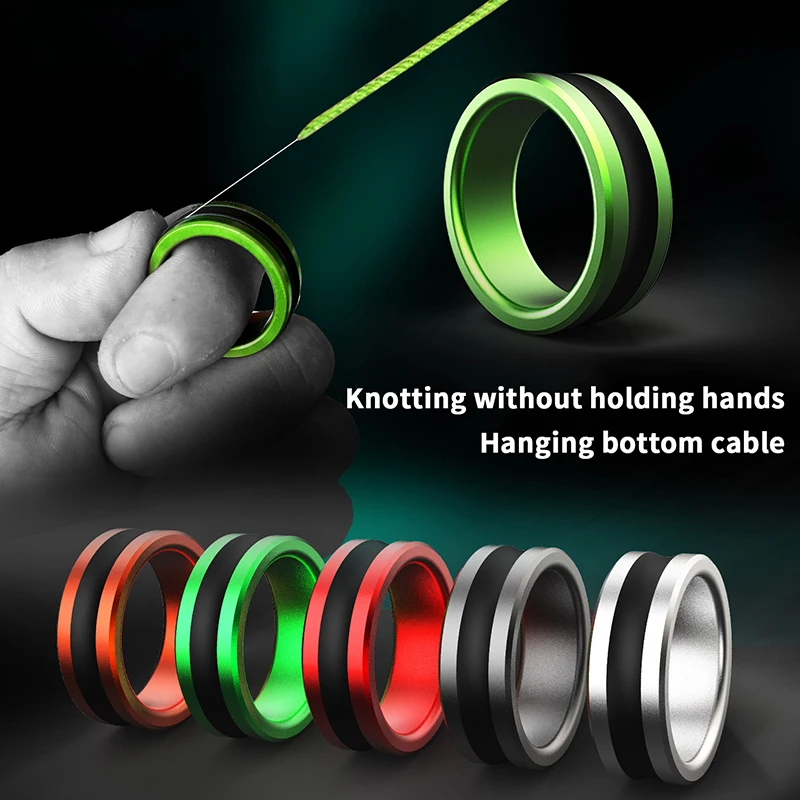 High-Quality Fishing Tool; Anti-Slip Rubber Ring Line Puller