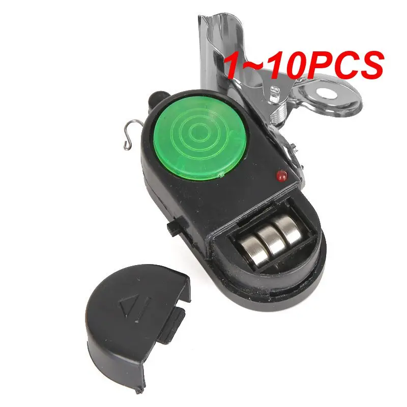 

1 ~ 10 шт. рыболовный колокольчик, черный, тонкая работа, долгий срок службы, не спадает, чувствительная и точная сигнализация для морского полюса, рыболовная сигнализация