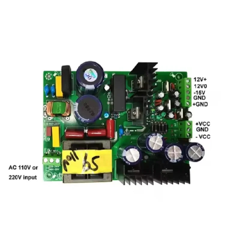 500W AC 110-240V +/-30V 35V 40V 45V 50V 55V 60V 65V 70V Amplifier Switching Power Supply Audio Board PSU