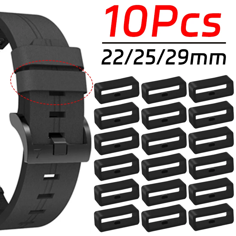 10-1Pcs Watchband Fixed Ring for Garmin Fenix 7 6 5 935 945X Fenix 6 6S Smartwatch Band Watch Strap Keeper Loop Security Holder