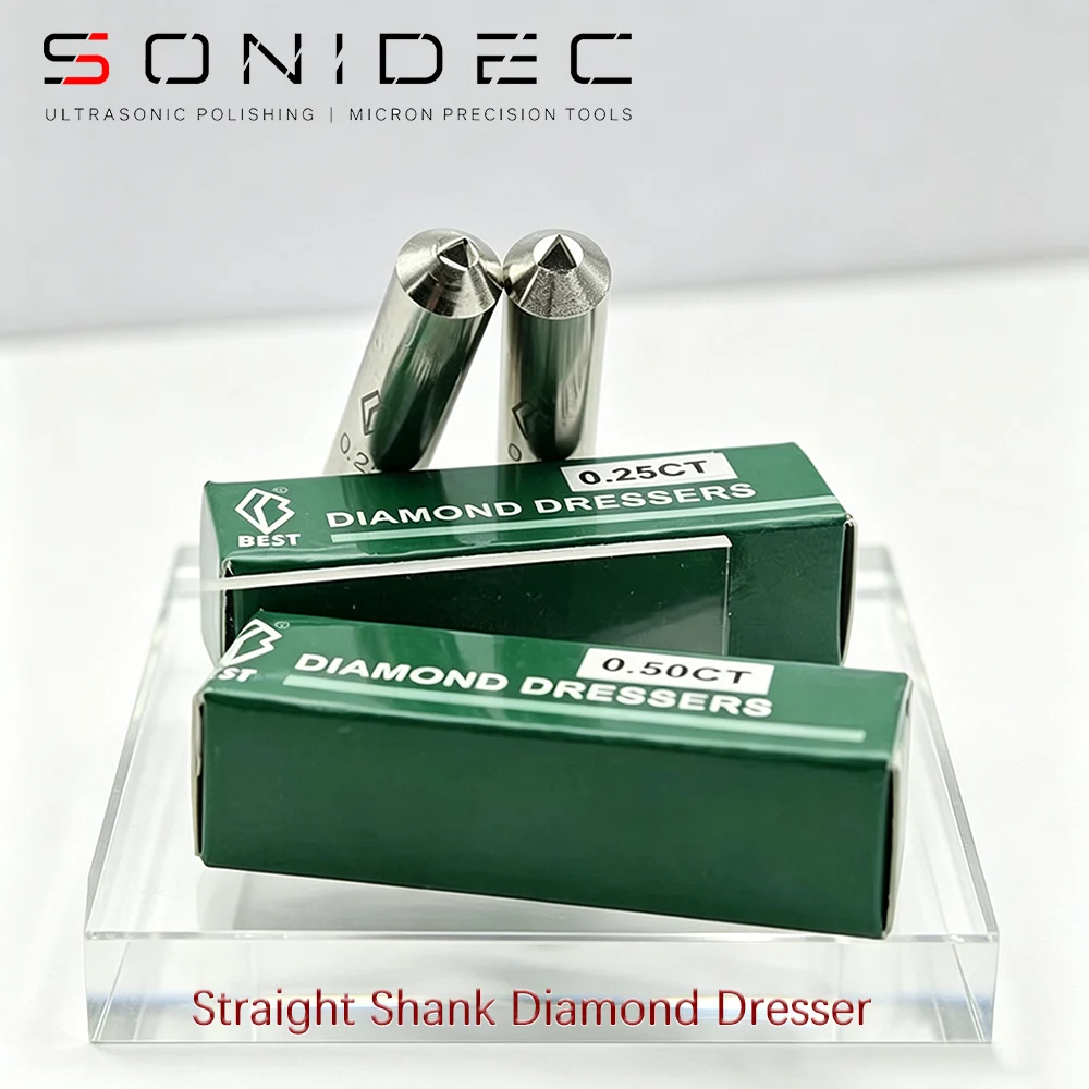 Bester 0,25-1ct Diamant-Dressierstift & Einzelspitzen-Steinwerkzeug zum Schleifscheiben-Dressieren, Hochpräziser Industrieller Bandschleifer