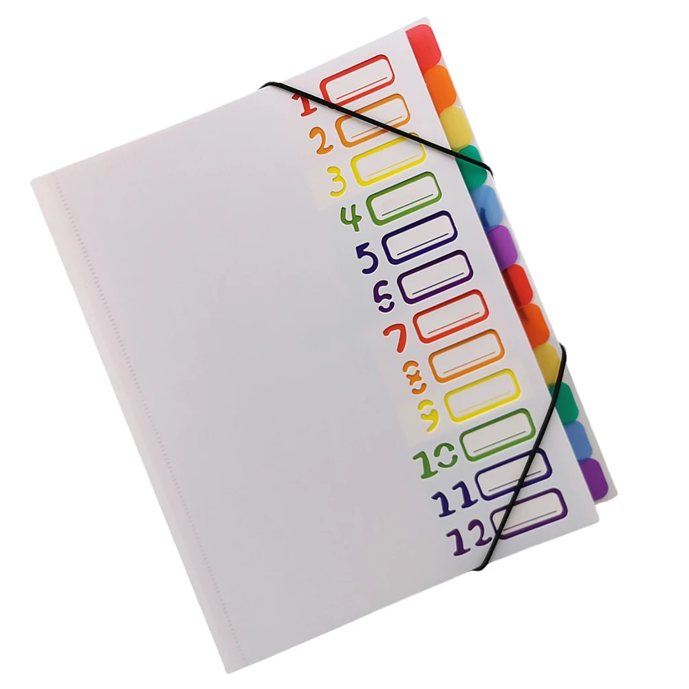 

Documents Bag File Folder Portable Plastic Expanding Organizer Accordion Important Folders White Office