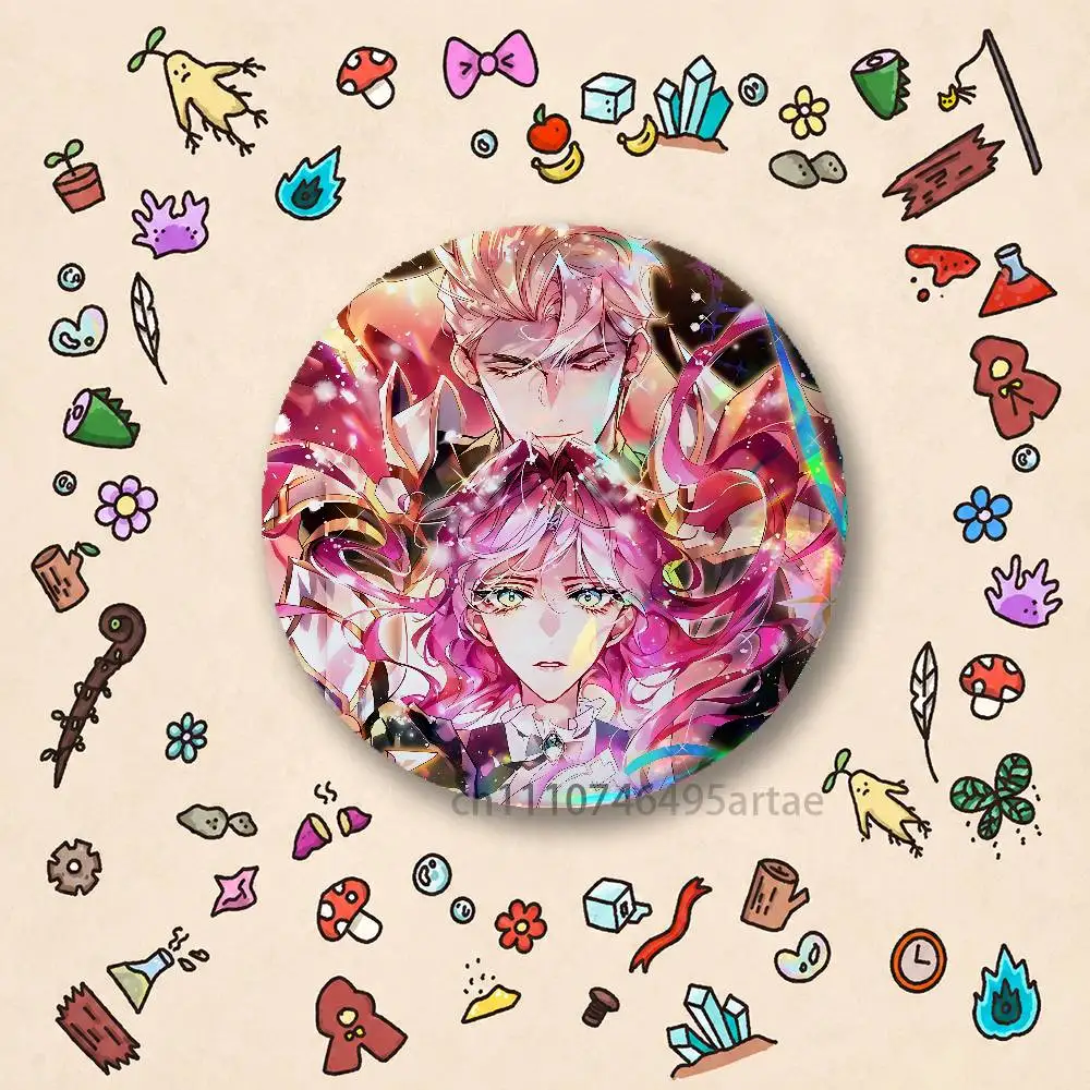 Villains Are Comics D-Destined to Die Badges Button Round Creative Brooch Badge Bag Decor Accessories