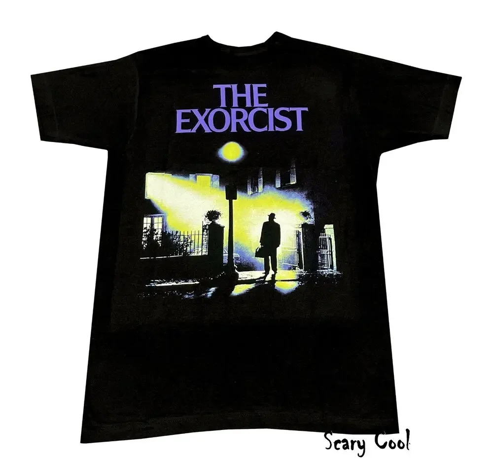 جديد ملصق طارد الأرواح الشريرة 1973 فيلم رعب رجل خمر تي شيرت