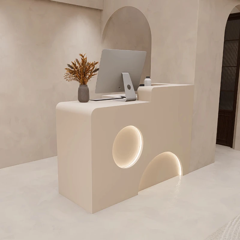 

Boutique Dentist Reception Desks Counter Medical Beauty Home Reception Desks Desk Podium Recepcion Mostrador Office Furniture