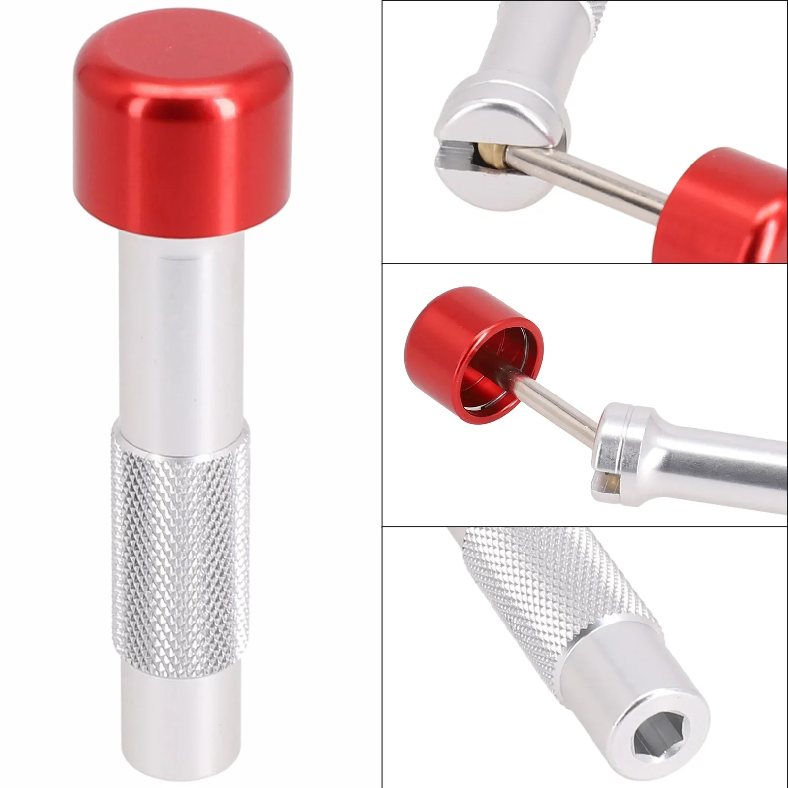 1pc Metal Screwdriver Handle Set 180 Degrees With Non-slip Handle Screwdriver Inner Hexagonal Reinforcement Hand Tool Parts