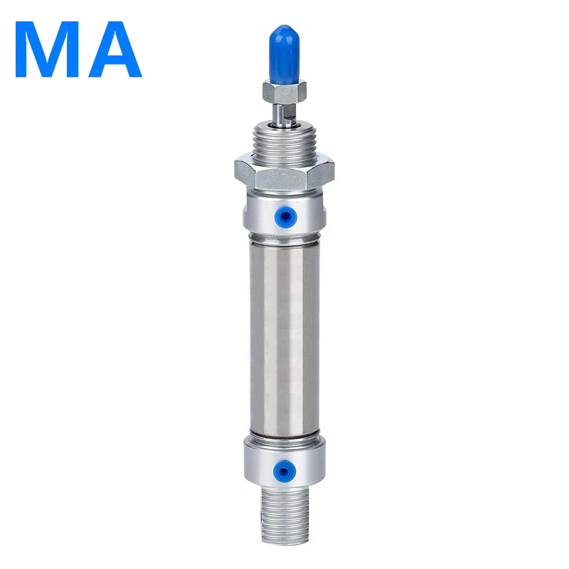 MA16 20 25 32 40 AirTAC Type Pneumatic Cylinder stroke 25 50 100 125 150 200 300 400 mm Stainless Steel Double Action Mini Air