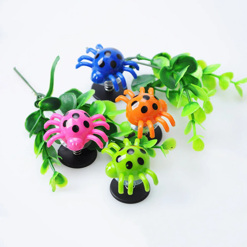 

20 Pcs Toy Spider Bounce Bouncing Spiders Spring Swing Toys Toddler Jumping Figures Children’s