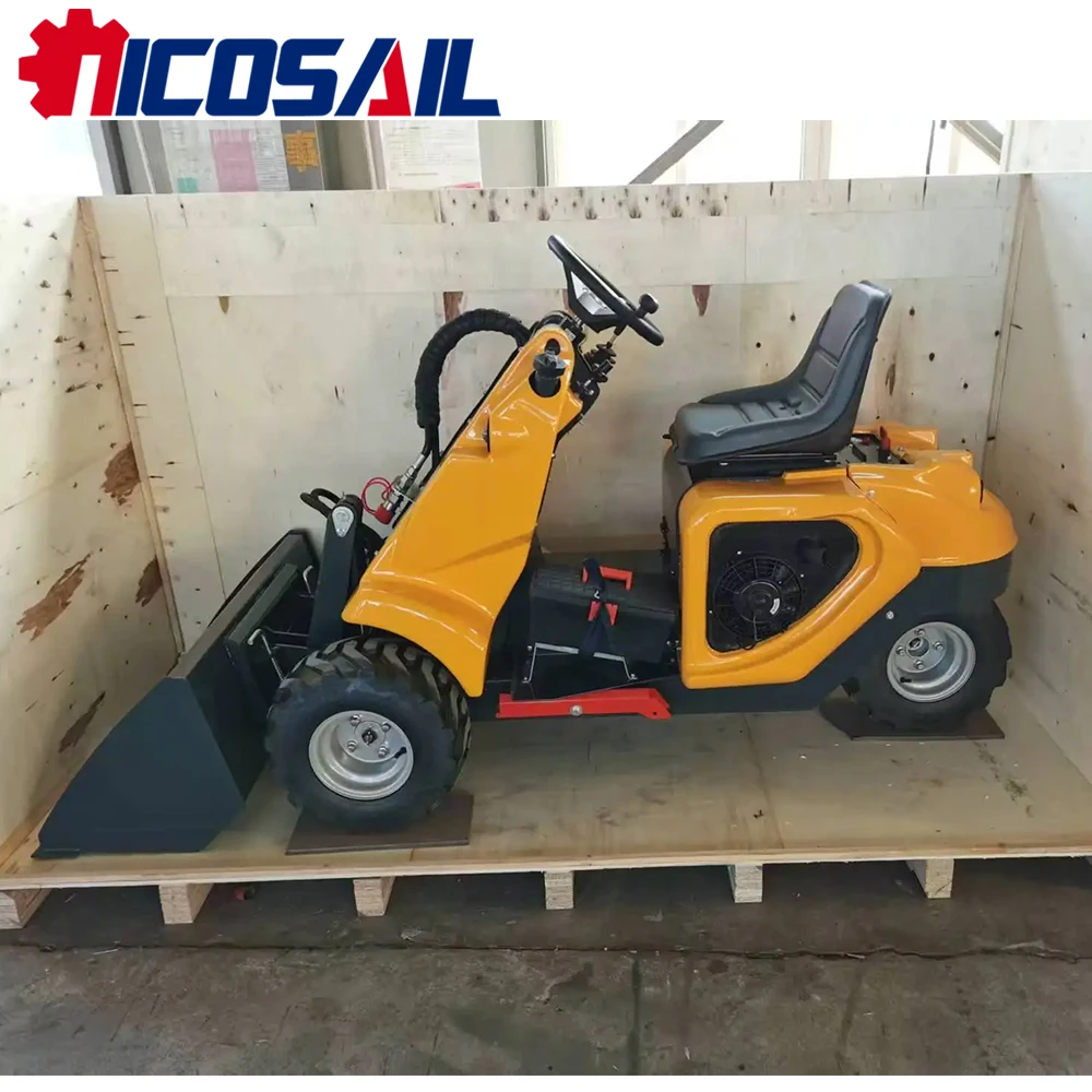 جرافة توجيه منزلقة صغيرة من كوبوتا، شهادة CE، جرافة منزلقة صناعية وزراعية بثلاث عجلات، ضمان لمدة سنة واحدة