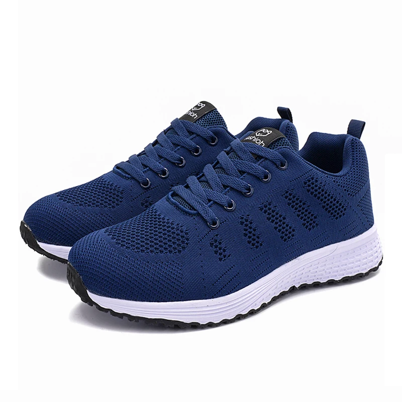 Women\'s Casual Flats Sports Shoes Mesh Breathable Trainers Ladies Shoes Platform Female Sneakers for Women Basket Tenis Feminino