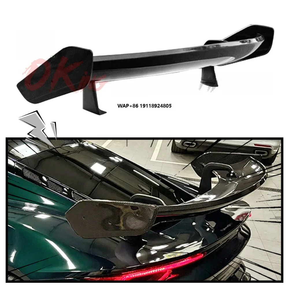 GT4 Emira Style Dry Carbon Fiber Rear Spoiler Wing for Lotus Emira