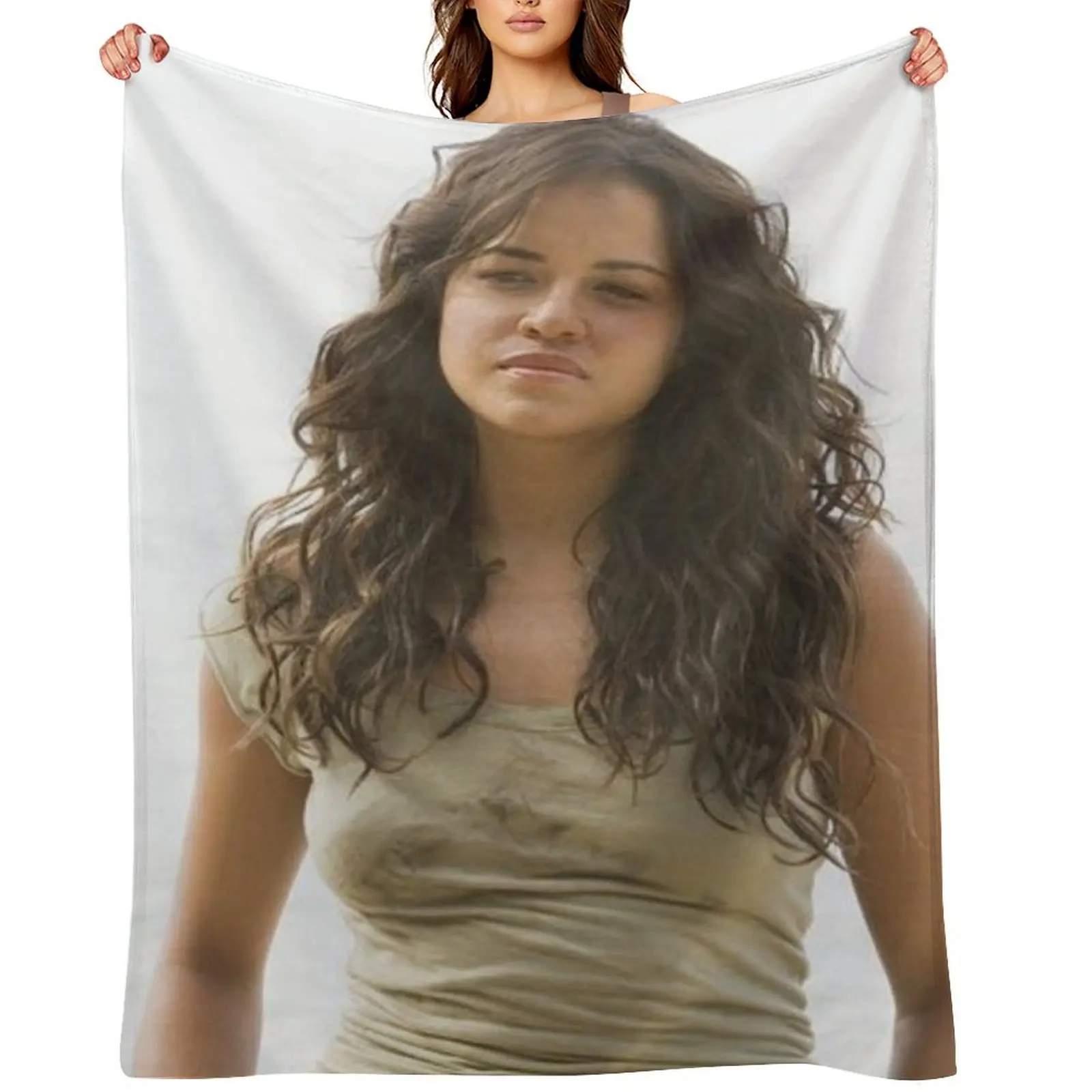 

michelle rodriguez Throw Blanket Softest for winter Bed covers christmas gifts Blankets