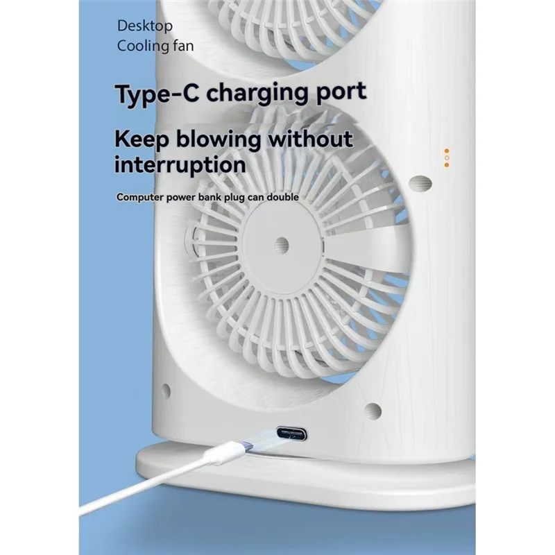ABUS-مروحة تبريد الهواء المحمولة القابلة لإعادة الشحن، مروحة برج التغشية الهوائية مع جهاز التحكم عن بعد، مبرد الهواء التبخيري لغرفة النوم