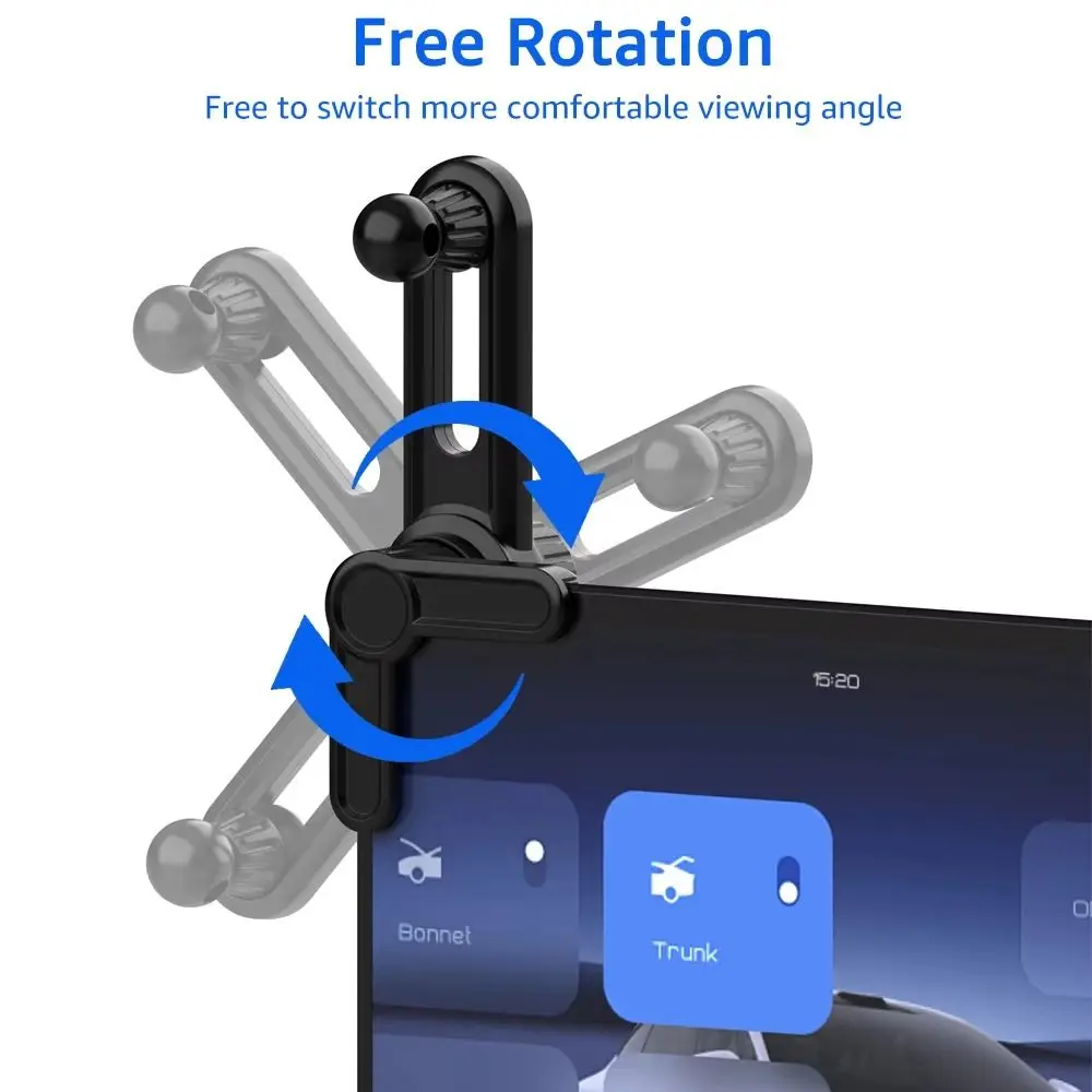 

17 мм шаровая головка, автомобильный дисплей, держатель для телефона, регулируемый кронштейн, основание держателя мобильного телефона, фиксированная для модели 3/Y/S/X