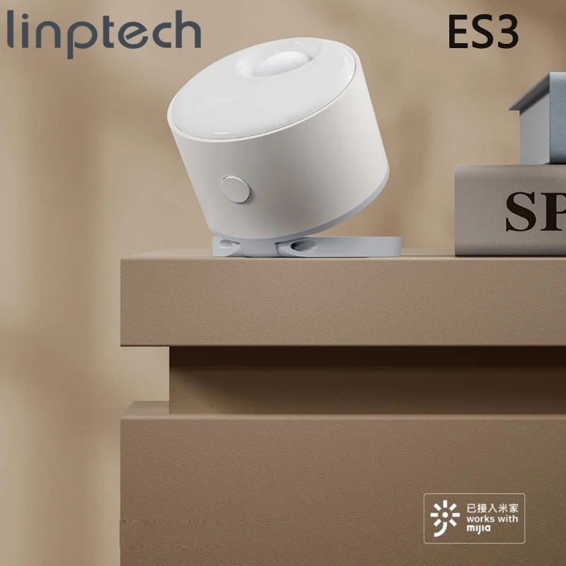 جهاز استشعار الوجود البشري الذكي من Linptech ES3 6M 180 °   التعريفي مستشعر كهربي حراري بالأشعة تحت الحمراء التعرف على ثابت لتطبيق Xiaomi