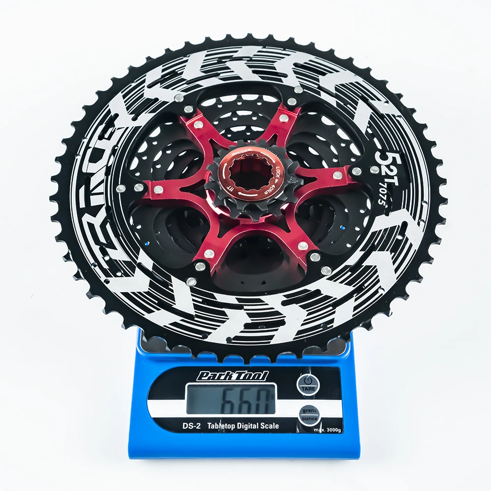 ZRACE ALPHA Lichtgewicht cassette 10s 11s 12s MTB-fietsvrijloop, HG / MS / XD-vrijloop, 46T / 50T / 52T