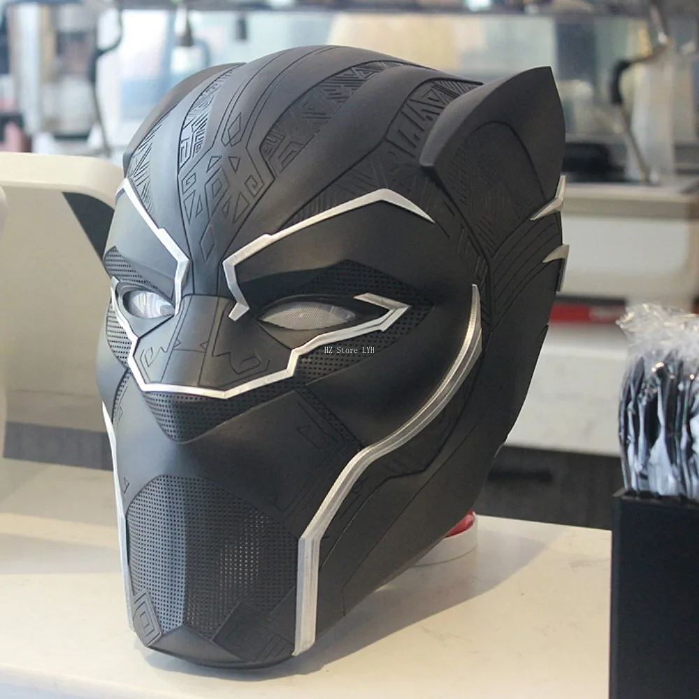 

Черный шлем Пантеры Marvel на заказ, 3D печать на основе размера головы, маска для ролевых игр на Хэллоуин, костюм для взрослых, подарок на день рождения