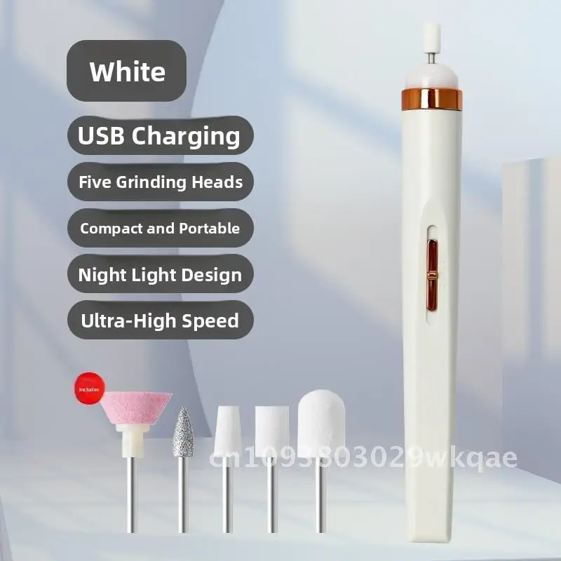 Vijf-in-één nagelschuurmachine met lichte elektrische kleine draagbare nagelontladen