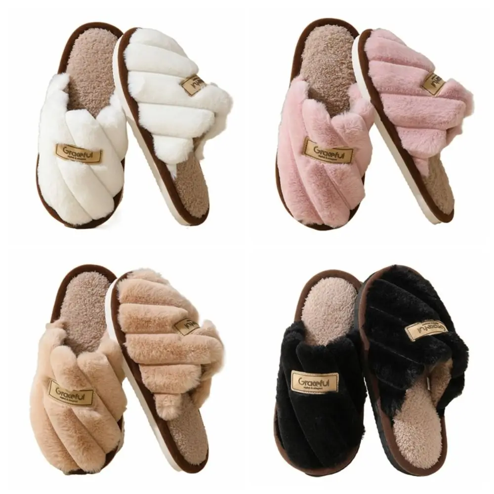 دائم شريط نعال قماش رقيق رشاقته الدافئة لينة النعال المنزل عدم الانزلاق الشتاء عادية شبشب منزل غرفة نوم