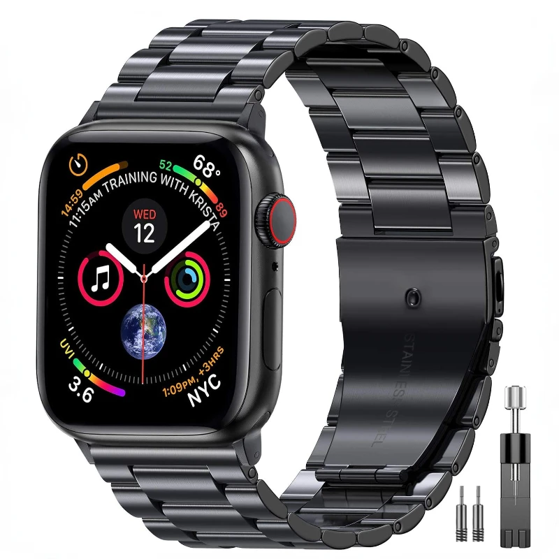 Correa de acero inoxidable para reloj Xiaomi Huami Amazfit GTR, pulsera de 22mm 47mm GTR 2 2e Pace, Stratos, para Amazfit GTR 3