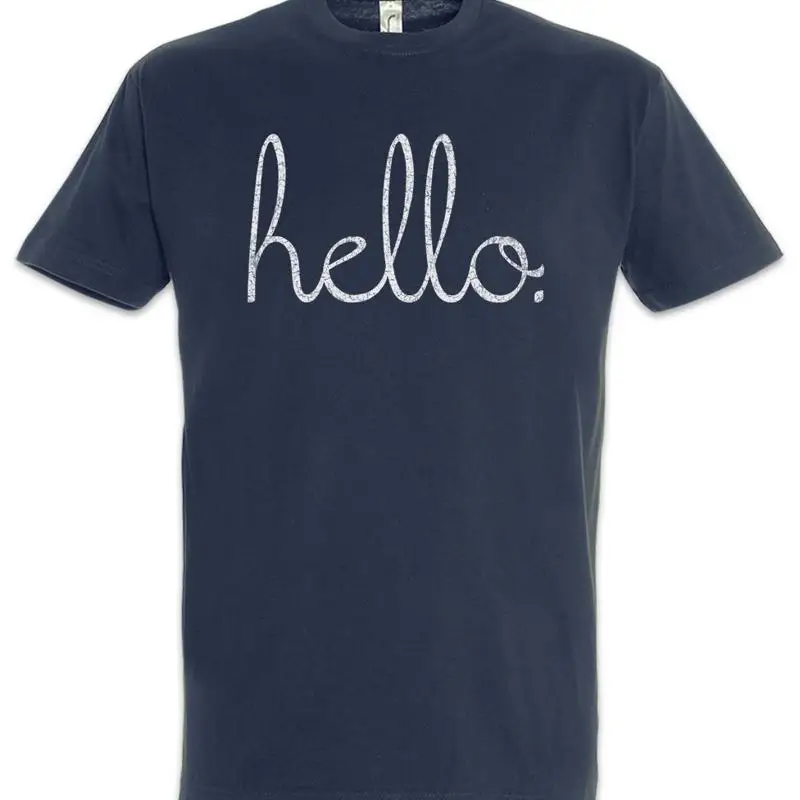 Hello II T Shirt Fun Geek Nerd Computer Scientist Science Social Interaction