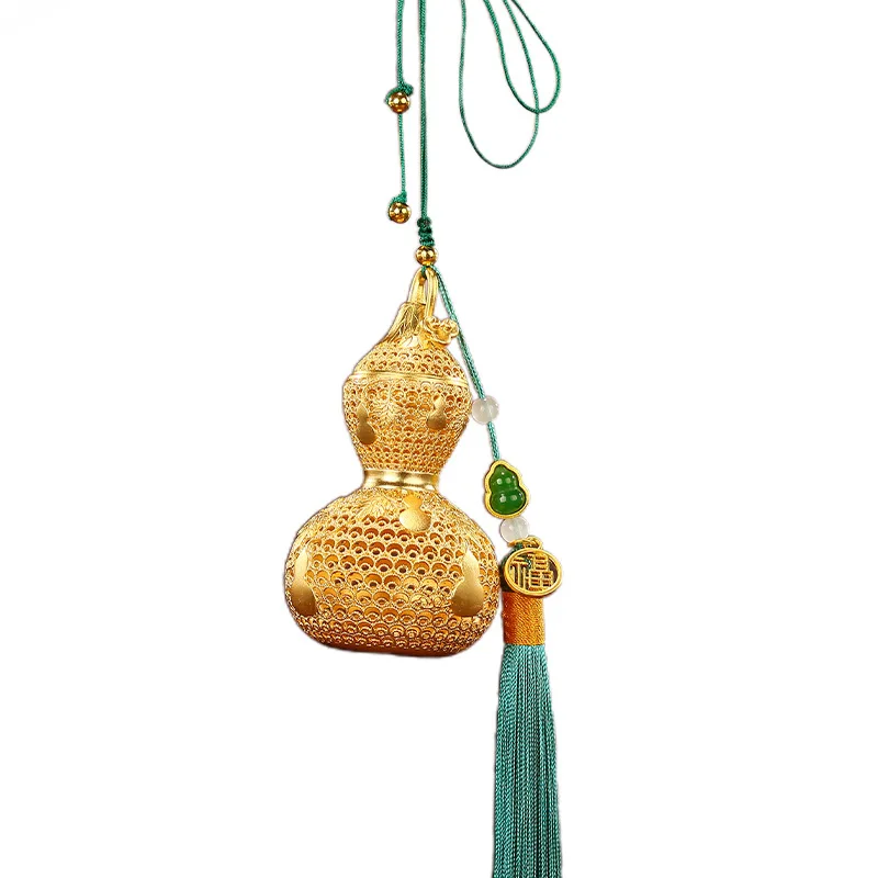 Brass Fulu gourd pendant, bag hanging decorative accessories