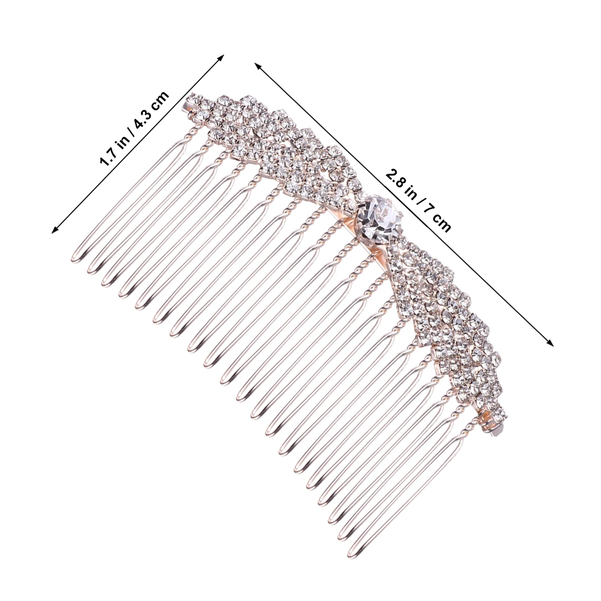 

1pc Pearl Butterfly Comb Bridal Wedding Alloy Comb For Bridal Crystal Headdress Bridemaid Prom Party Accessory Rhinestone