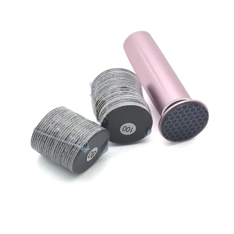Professional Foot Callus Remover Tools Electric Pedicure Glass Foot File With Replaceable Sanding Paper