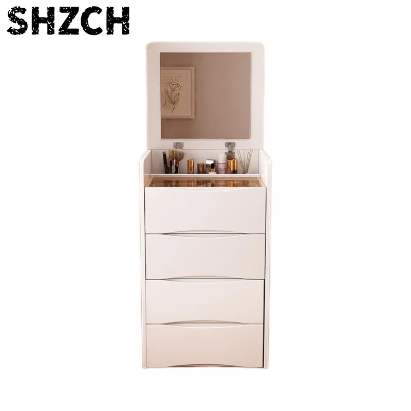 Dresser Multi-Functional Flip Cream Style Modern Simple Internet Celebrity Storage Cabinet Small Apartment Integrated