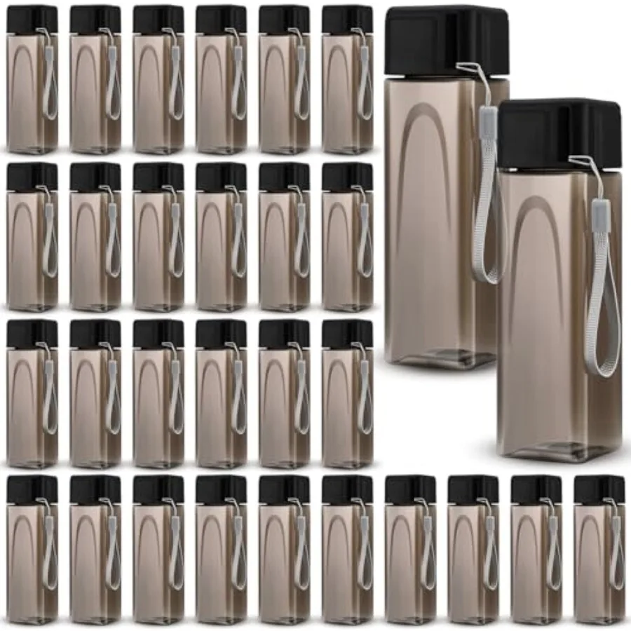 

30 Pcs Water Bottle Bulk 17 oz Plastic Sports Water Bottles for Adults Reusable Leak Proof Portable Drink Container Large for S