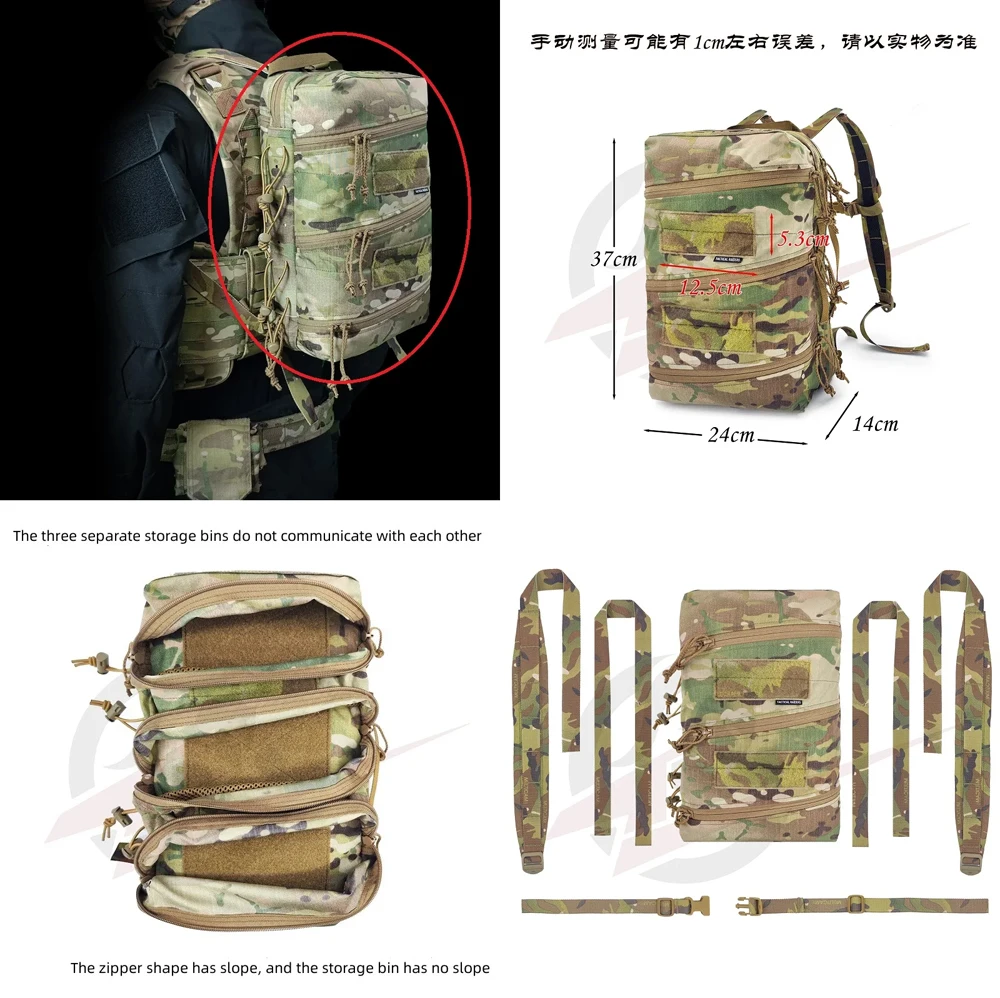 Outdoor SS Style DELTA Bag Tactical Compact Assault Medical Bag Commuter Backpack