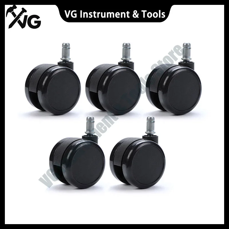 5Pcs Replacement Office Chair Wheels, Rolling Wheels for Office Chair