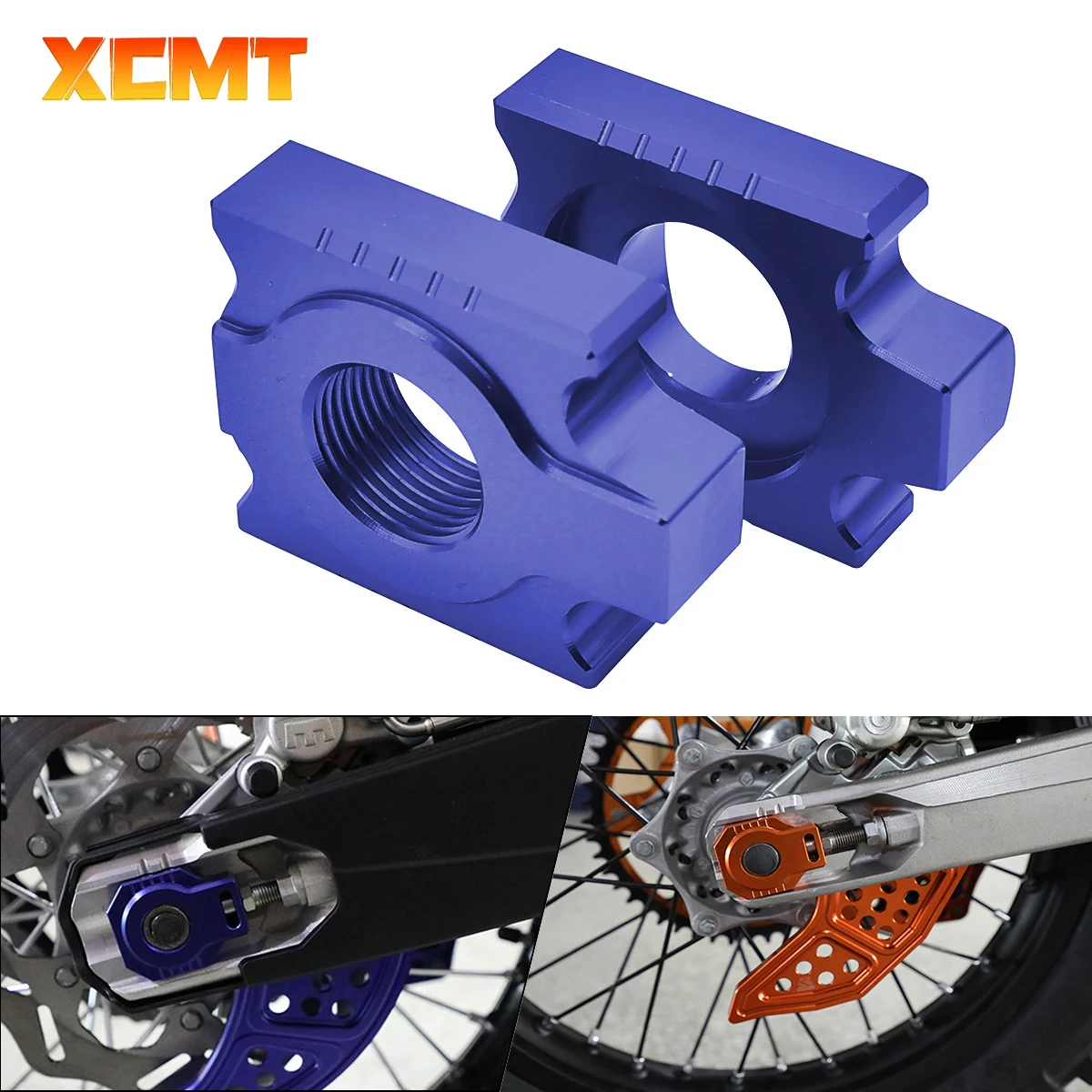 

Motorcycle20mmCNC Rear Chain Adjuster Axle BlocksForKTM XCW XCWF EXC EXCF SX SXF XC XCF 125 150 200 250 300 350 400 450 500 530