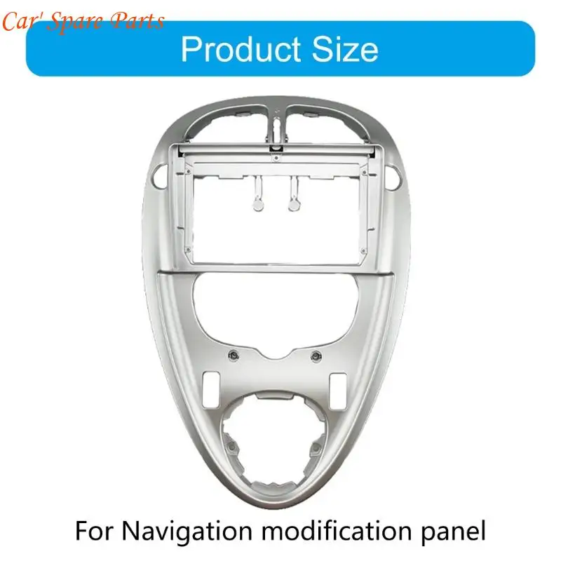 Y4UA مجموعة لوحة القيادة الخاصة بالمركبة 2 Din لوحة راديو اللفافة سهلة التركيب إطار لوحة قيادة راديو السيارة تركيب بسيط لـ #6