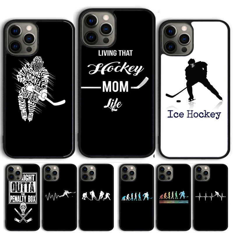 Hockey Player Canvas Art Phone case  For iPhone 16 15 14 X XR XS 11 12 mini 13 Pro MAX Plus cover shell coque